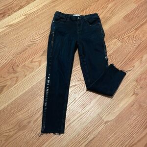 Zara Side stripped jeans